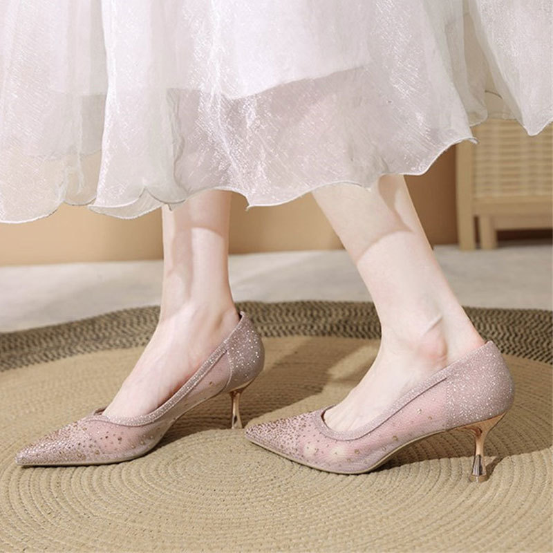Slip-On Yüksek Topuklu Sandale - Women'S Work Fashion incelemesi ve fiyatı