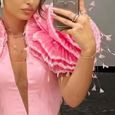 Pembe İki Parçalı Abiye Elbise - Women Formal Wear Online incelemesi ve fiyatı
