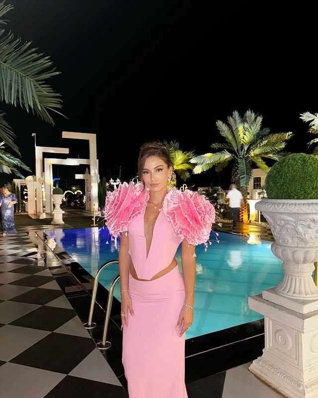 Pembe İki Parçalı Abiye Elbise - Women Formal Wear Online incelemesi ve fiyatı